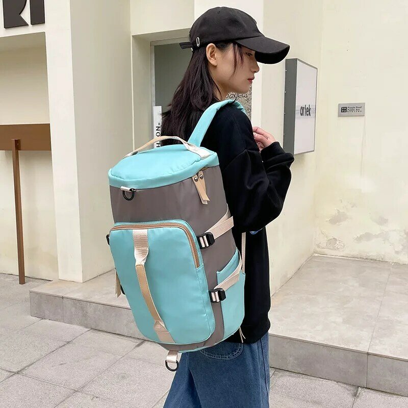 Fashion Waterproof Luggage Travel Duffle Bags Large Capacity Casual Sports Handbags Large Gym Bag Fitness Shoulder Bag Backpack