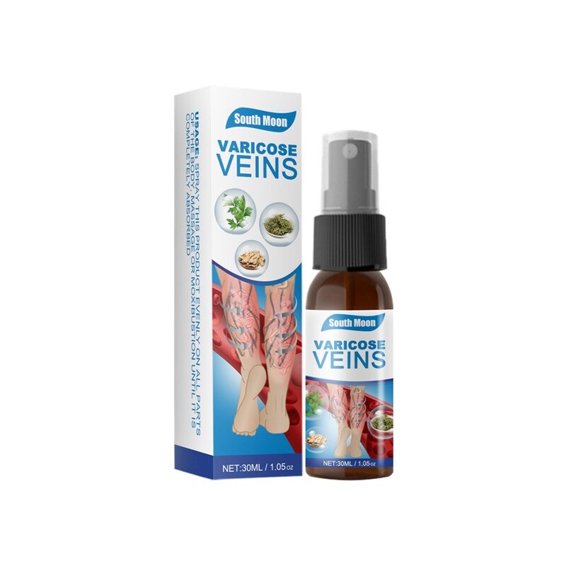 30ml Vein Healing Varicose Veins Treatment Spray Essential Oil Relief Phlebitis Angiitis Remedy Pain Spray Relief Leg Pain