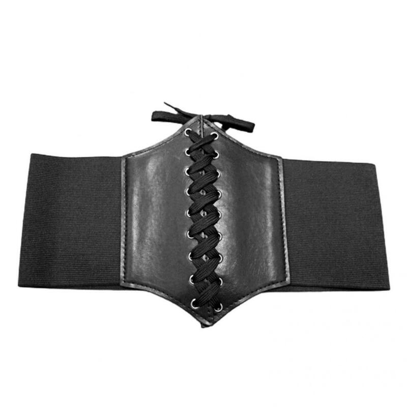 Cor sólida confortável cintura alta emagrecimento barriga cinto de cintura para uso externo