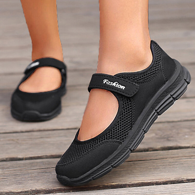 Кроссовки женские сетчатые, дышащие удобные, мягкие, на шнуровке, модная обувь, 2024