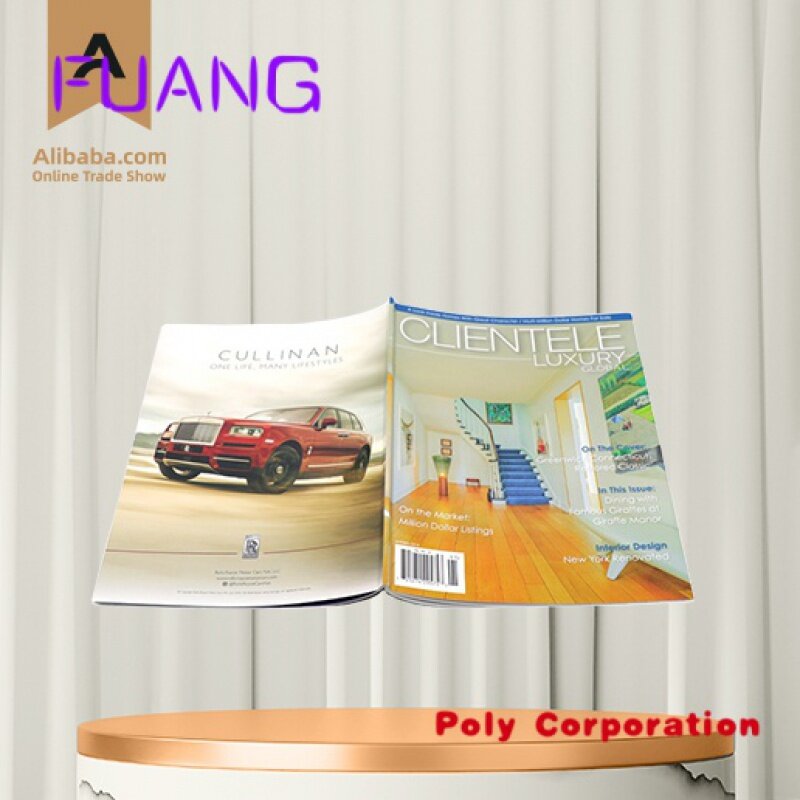 Custom  Professional Publishing Offset Printing Booklet Magazine Brochures Catalogue Photo Cook Paper Book Printing