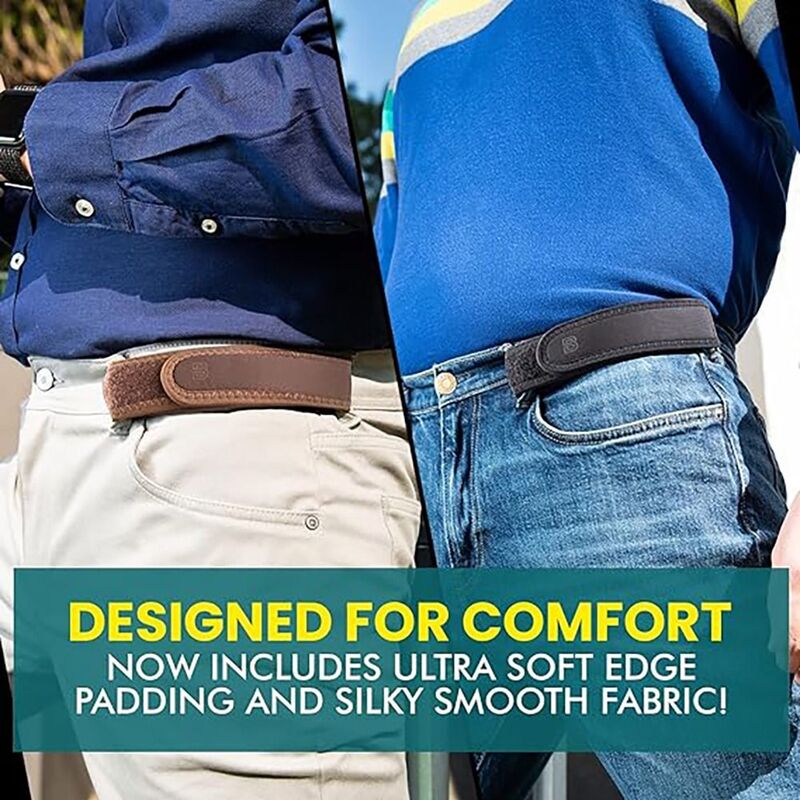 Stylish Elastic Belt Accessories Fashion Unisex Jeans Pants Belt Ultra-soft Comfortable Women' Belt