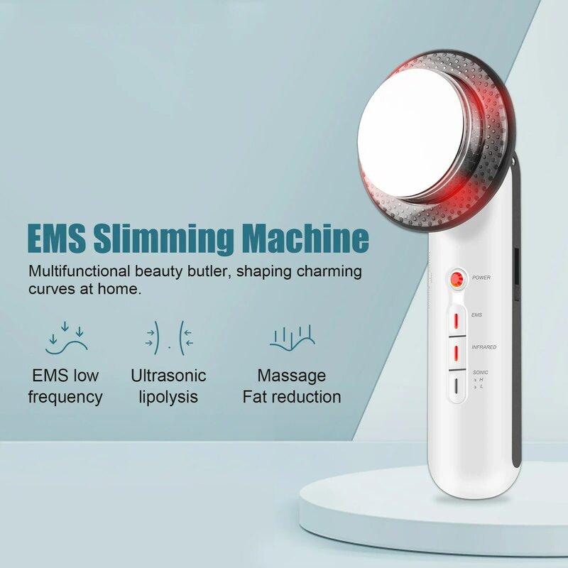 Ems Echografie Cavitatie Lipo Vetverbrander Machine Galvanische Infrarood Ultrasone Gewichtsverlies Gezichtsbehandeling Lichaamsvorm Massager