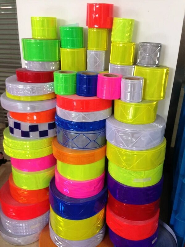 5CM*1M PVC Reflective Warning Tape Road Traffic Clothing Bag Shoes Reflective Strips