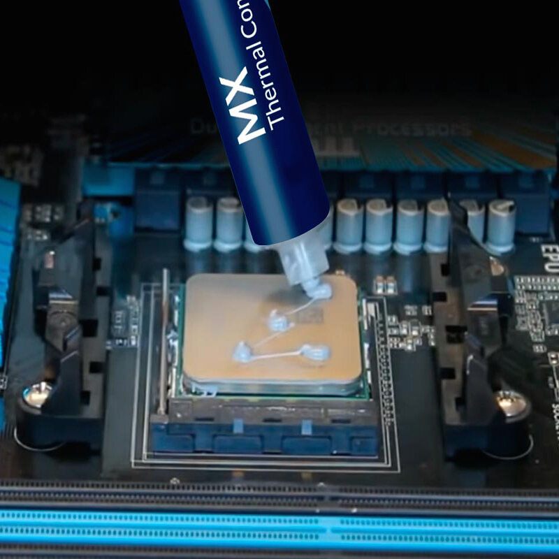 Pasta térmica de 8,5 W/mk MX-4 para procesador AMD Intel, Enfriador de CPU, ventilador de refrigeración de ordenador, compuesto de GPU VGA, disipador térmico de yeso