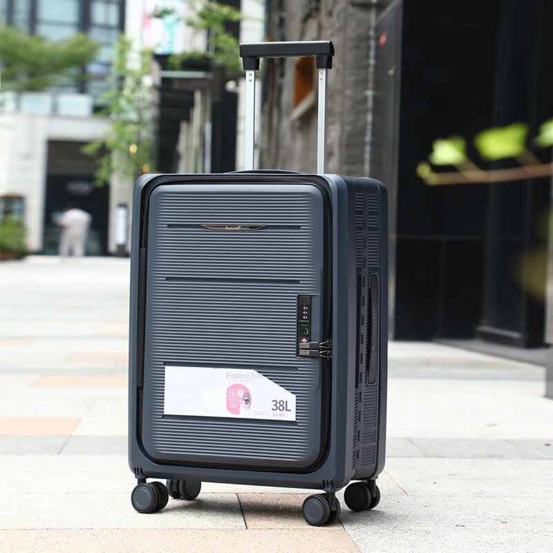 Bagaglio pieghevole multifunzionale 24 "ruota universale cross border password trolley case 20" bagaglio d'imbarco essenziale per busine