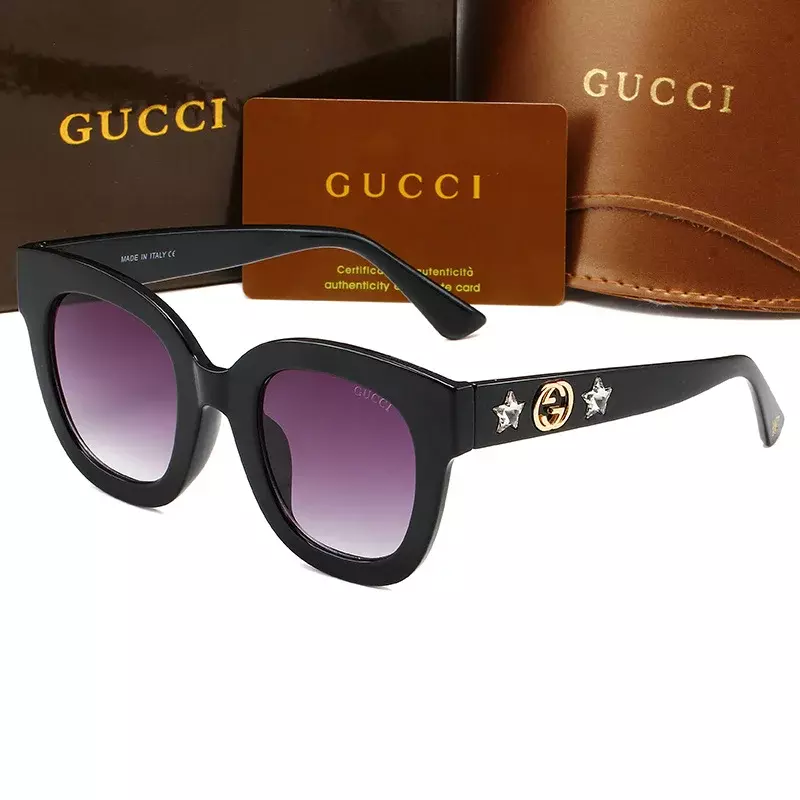 2024 Fashion Sunglasses Men Sun Glasses Women Metal Frame Black Lens Eyewear Driving Goggles UV400 B39