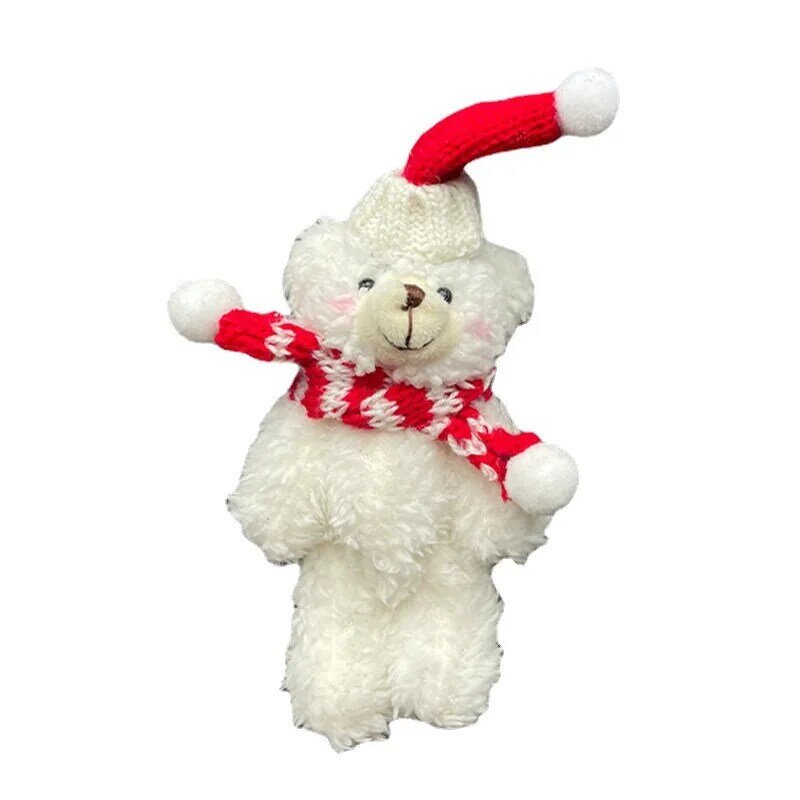Christmas Blush Jointed Bear Plush Pendant Internet Celebrity Cute Clothing Bag Accessory Bear Doll Pendant