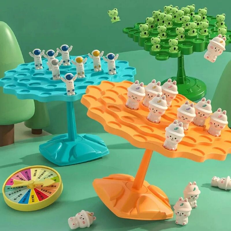Spaceman Balance Tree Toy para Crianças, Educacional Montessori Matemática Brinquedos, Equilibrar Board, Parent-Child Interaction Table Games