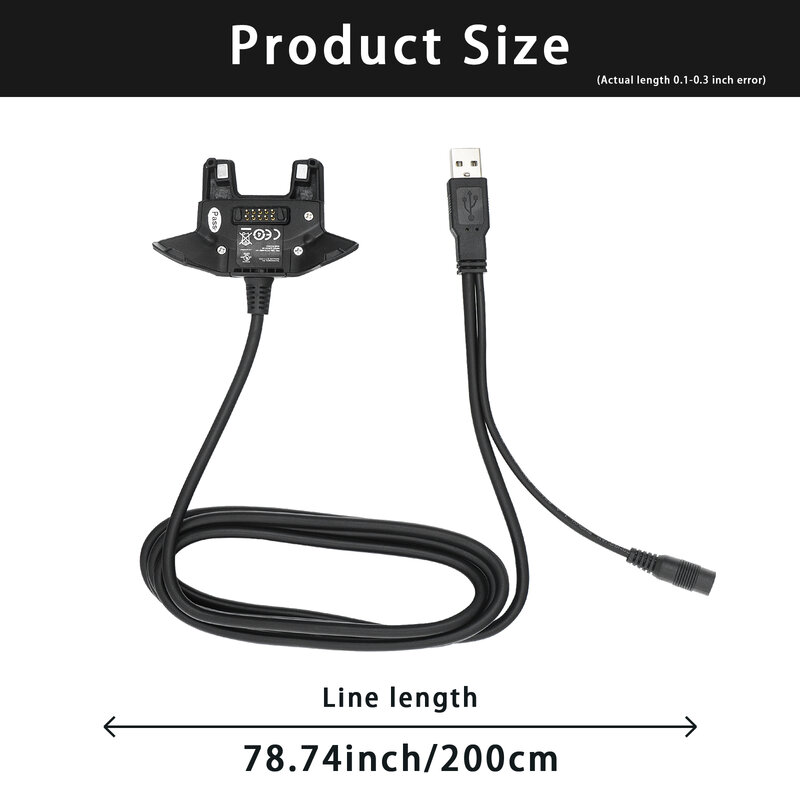 New Power Charger for Zebra Motorola Symbol TC70 TC70X TC72 TC75 TC75X TC77 CBL-TC7X-USB1-01 Charging Cable with Adapter