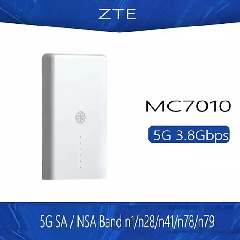 ZTE-enrutador MC7010 para exteriores, repetidor de malla Wifi, extensor 5G, Sub6 + 4G, SDX55M, plataforma n1/3/7/8/20/28/38/41/77/78/79