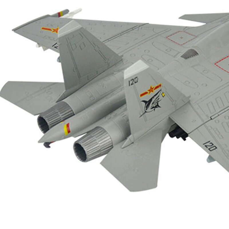 Odlew chiński J-15 zmilitaryzowany myśliwiec bojowy ze stopu i plastiku Model w skali 1:72 zabawkowy pokaz symulacji kolekcji prezentów