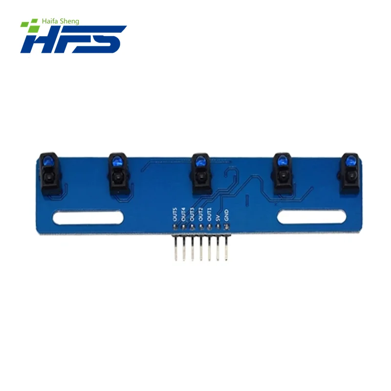 5 Channel Infrared Reflective Sensor TCRT5000 IR Photoelectric Switch Barrier Line Track Module Obstacle Avoidance Sensor