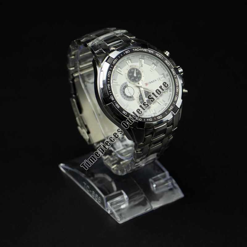 Caja de plástico transparente para reloj, soporte de exhibición para joyería, brazalete, pulsera, accesorios