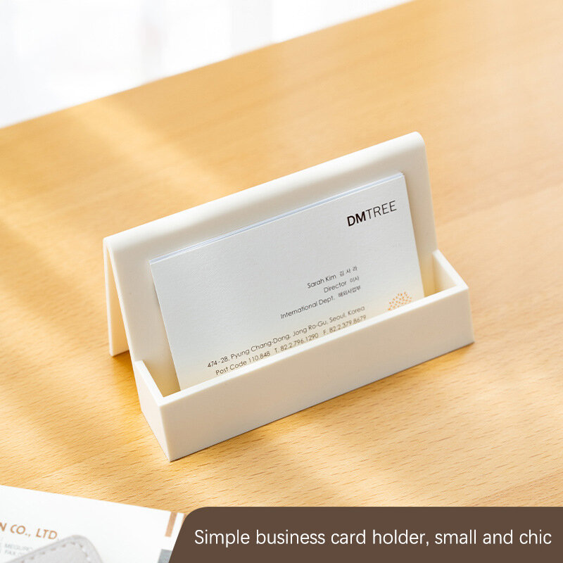 Витрина для визитных карточек, стойка для витрины, деловой стеллаж для карт, креативная однотонная простая Удобная коробка для хранения карт