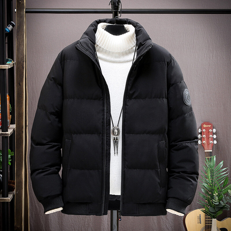 남성용 퍼퍼 파카 코트, 두꺼운 다운 재킷, 따뜻한 두꺼운 다운 하이 퀄리티, 오버사이즈 겨울 재킷, 2024