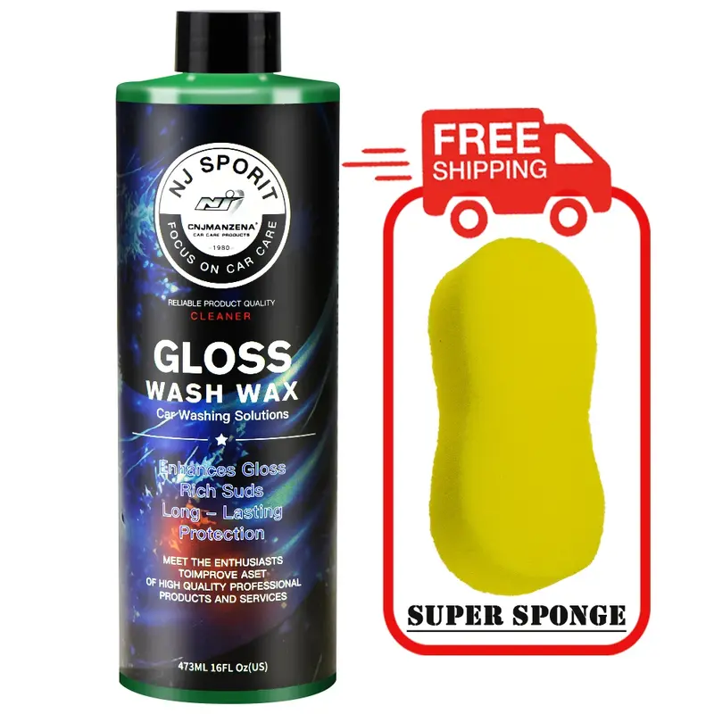 Myjnia samochodowa szampon z połyskiem wosk wielofunkcyjne narzędzia do czyszczenia płyn do prania akcesoria do mydlanych mydeł 1:1000