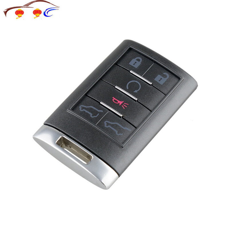 New Replacement Car Key Shell Without Small Key For 2007-2014 Cadillac Escalade ESV EXT Remote Key Fob 6 Buttons Shell Case