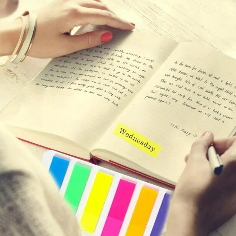 Colorful Sticky Notes Colorful Sticky Self-Stick Note Pads Colorful Waterproof Labels For Students