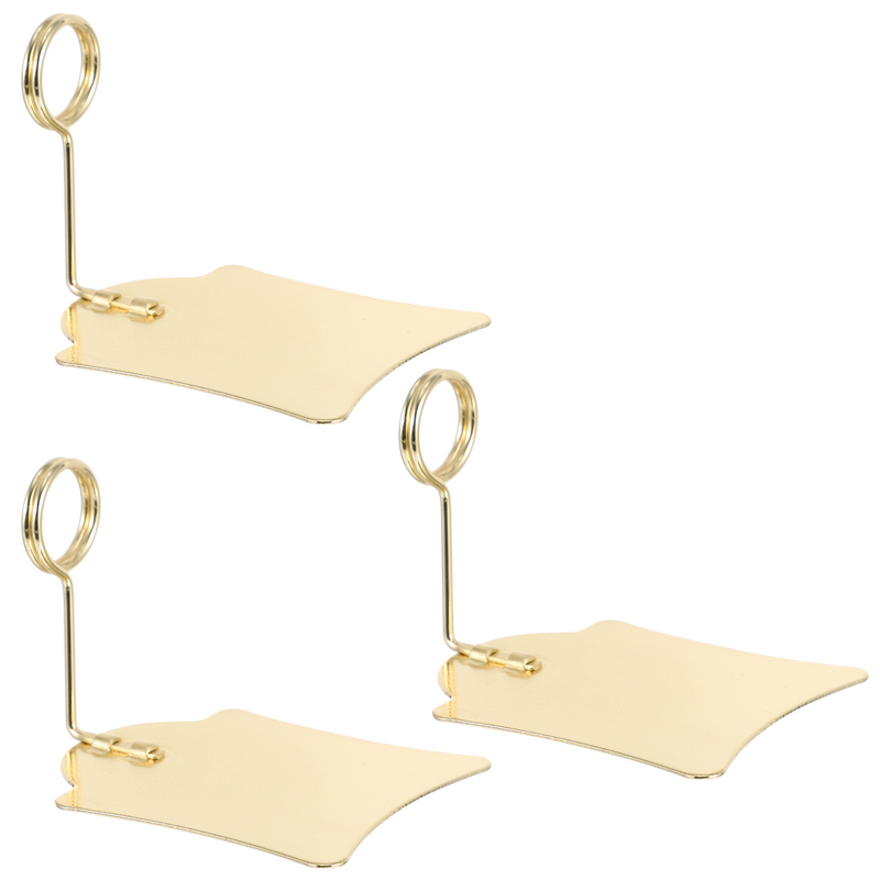 3 Stuks Display Planken Prijskaartje Clip Draad Label Reclame Metalen Houder Stand Herbruikbare Klem