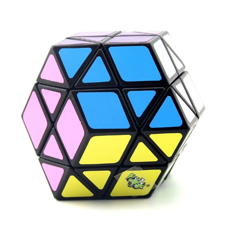 LanLan 12-osiowy rombohedra Dodekahedron edukacyjna profesjonalna magiczna kostka prędkość Puzzle zabawki dla dzieci