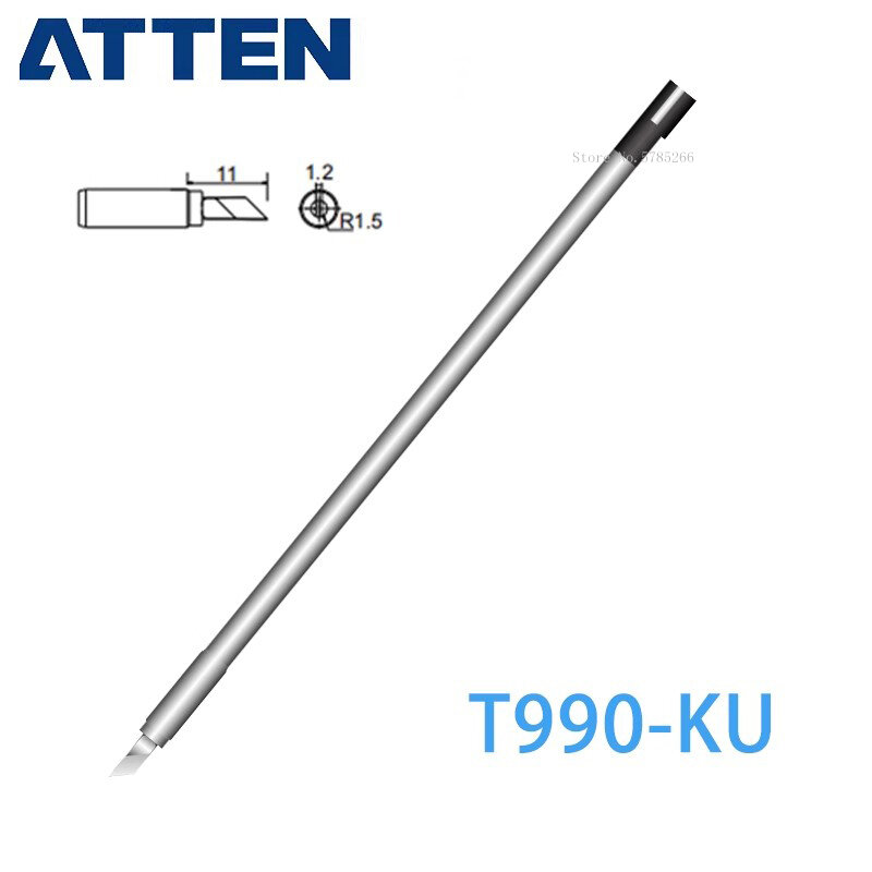ATTEN ST-990 ST-8602D specjalna żeliwna głowica do lutowania z serii T990 zintegrowana rdzeń grzejny głowica spawanie elektryczne do lutowania