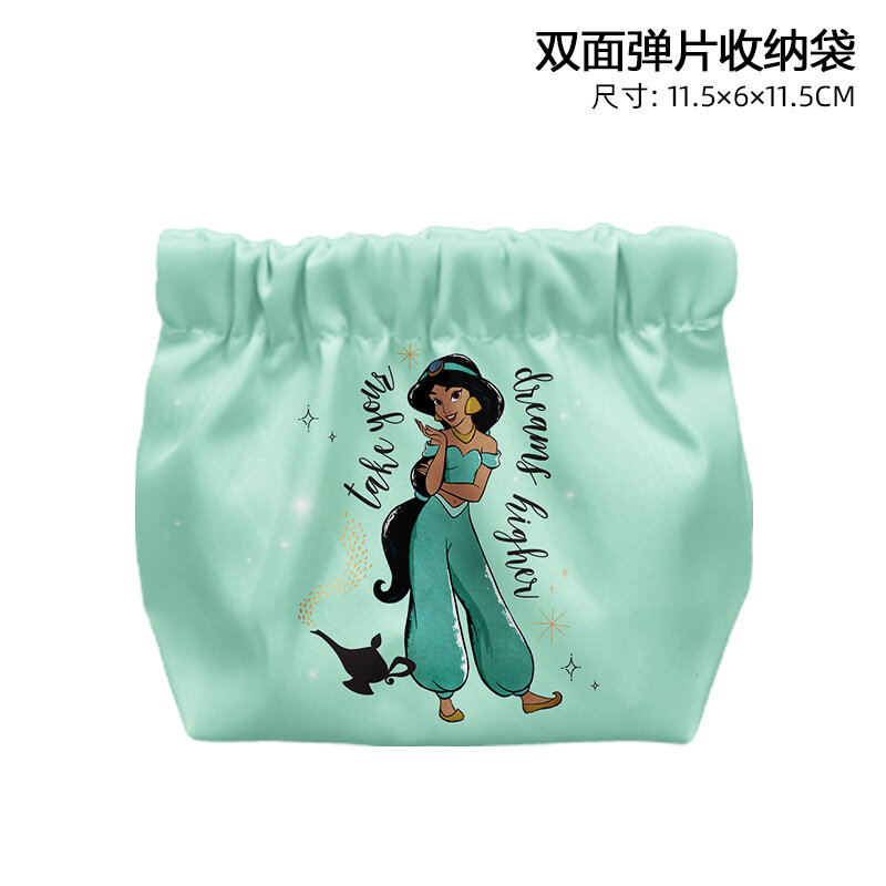 Disney Princess Cinderella T8841 tas tangan Anime tas koin tas kosmetik kartun dompet kasual tas tangan penyimpanan kartu hadiah