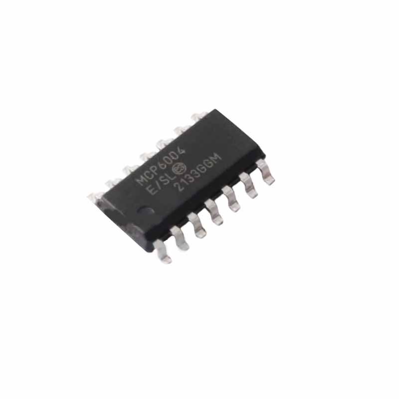 10pcs  MCP6004-E package SOP-14 operational amplifier chip