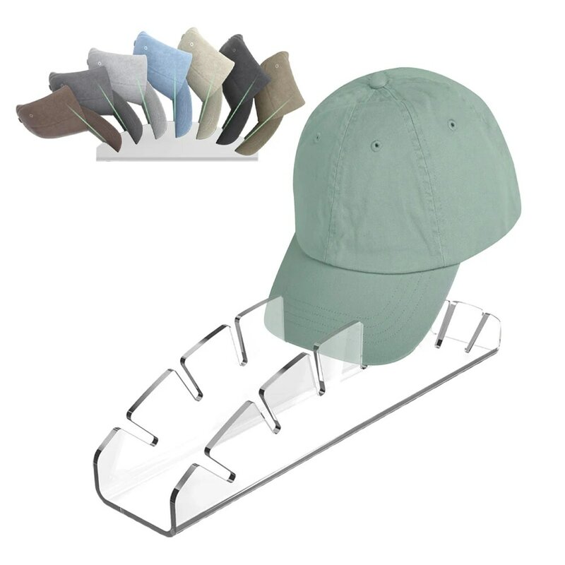 Présentoir de casquettes de baseball en acrylique, collection de casquettes de baseball, étagère à chapeau, chapeau T1