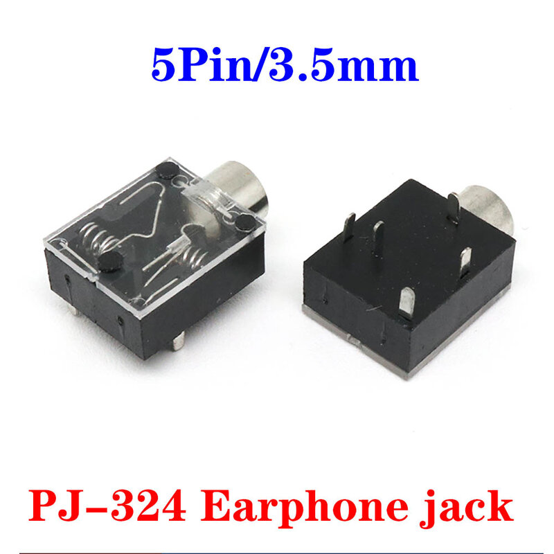 1-5 Stuks 2.5/3.5Mm PJ-392 324 210 320 307M 359 342 Stereo Vrouwelijke Socket Jack Met Schroef 3.5 Audio Video Hoofdtelefoon Connector