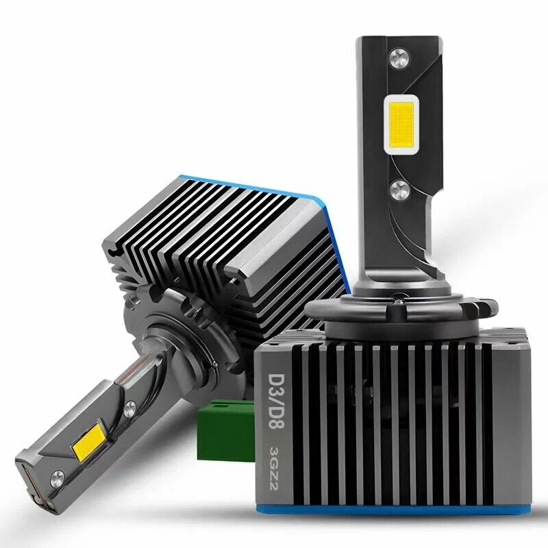Tcart-faros LED HID D3S, D3S, D2S, D4S, D8S, 200000LM, 500W, D1R, D2R, D3R, D4, CANBUS, Chip CSP de dos caras, Plug & Play, 6000K