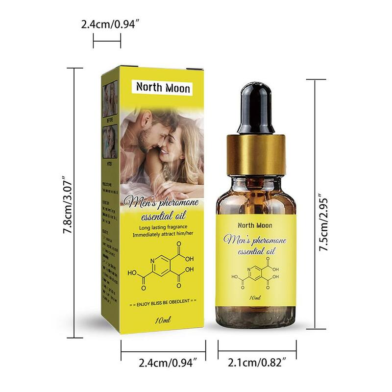 Pheromone Fragrance Oil Natural Body Essential Oil Long Lasting Natural Fragrance Retention Instantly Attracted Her/Him