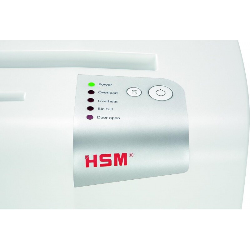 HSM shredstar S25-trituradora de corte en tira, trituradora de hasta 25 hojas, capacidad de 6,9 galones, blanco