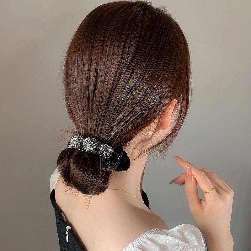 Koreanische ins Stil Premium Sinn für Pferdes chwanz Haars pangen Bogen Grab Clip weibliche hohe Pille Kopf Artefakte Clip Kopfschmuck Haar karte