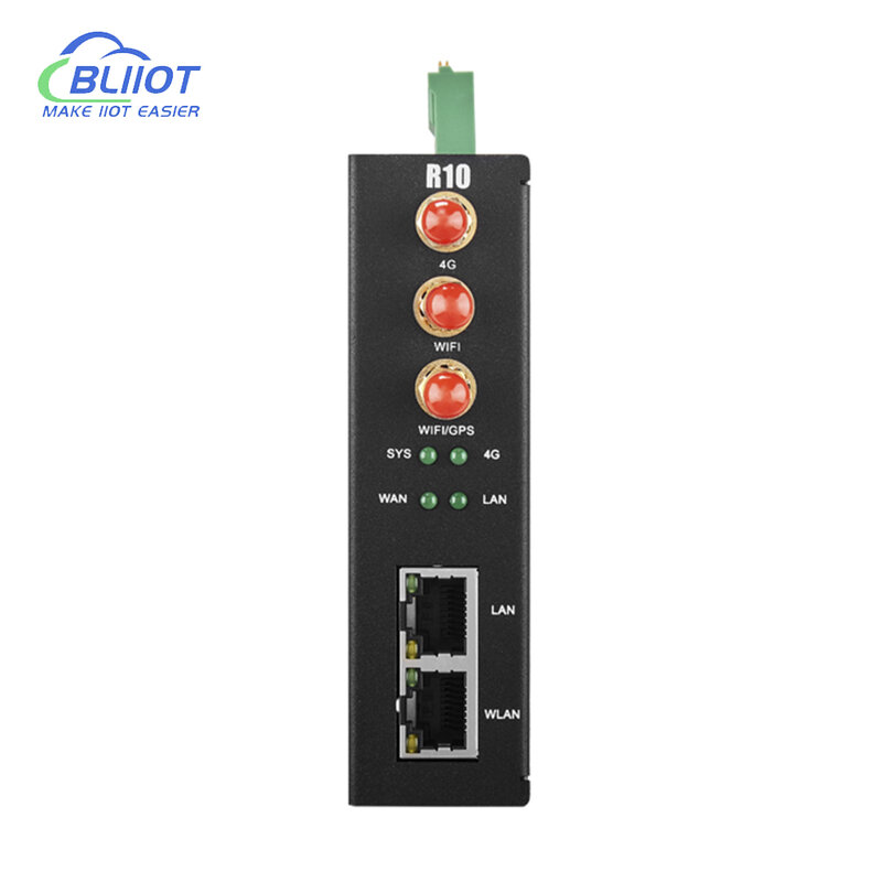 Промышленный маршрутизатор BLiiot, Wi-Fi RS48 Ethernet, Прозрачная передача данных для облачной платформы, плата для размола AWS modbus R10