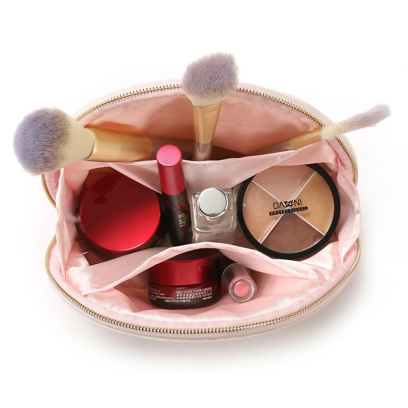 Bolsa de cosméticos de viaje multifunción, organizador de artículos de tocador para mujer, estuches de maquillaje para niñas, brochas, bolsillo de almacenamiento para lápices