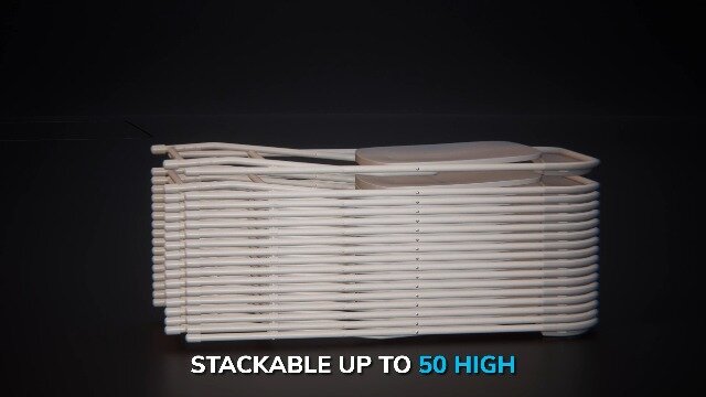 ¡A! Silla plegable de plástico, asiento ligero con capacidad de peso de 650lb, color blanco, cómoda para eventos, paquete de 6 unidades