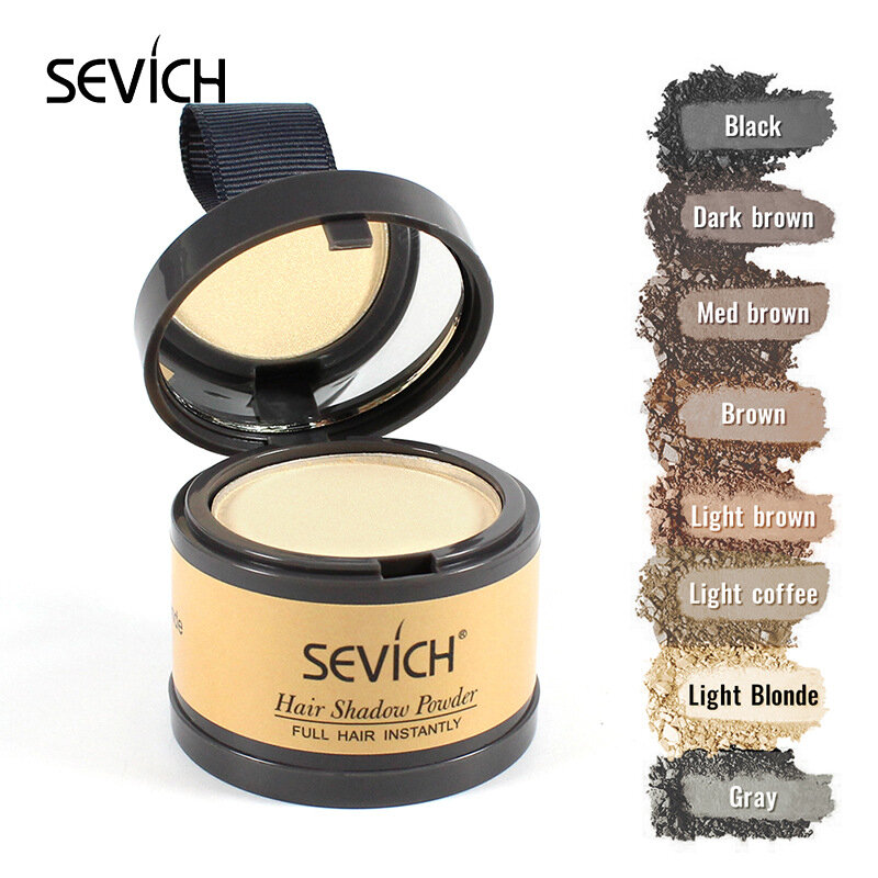 Sevich Hairline Powder, Cabelo Root Cover Up, Water Proof, Instant Modified Repair, Sombra de cabelo, Maquiagem, Corretivo, 13 cores