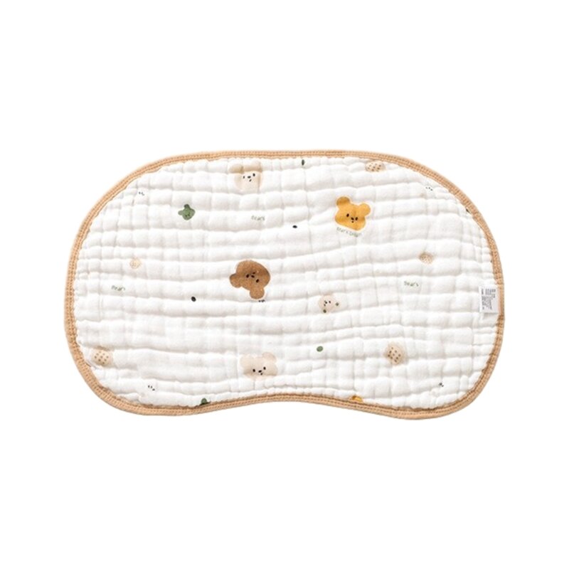 RIRI Прочная и легко чистящаяся подушка Подушка из хлопковой марли «Облако» Мягкая подушка для малышей