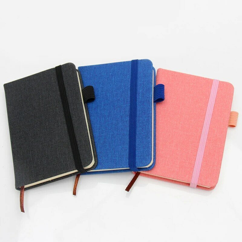 A7 Notebook Mini portabel buku catatan saku warna Solid Agenda Mingguan Harian buku catatan alat tulis kantor perlengkapan sekolah