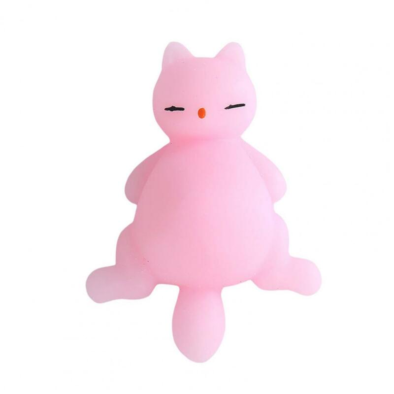 Soft Decompression Toys Pinch Toys Flexible Squeezing Cat Sensory Stress Relief Toys  Vent Toy Squeeze Fidget Toys Party Favor