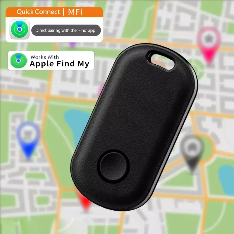 Find My Mini Smart GPS Tracker, Tag de posicionamento Apple, Dispositivo Anti-Perda, Crianças idosas, Pet, Suporte Carro, Localizador