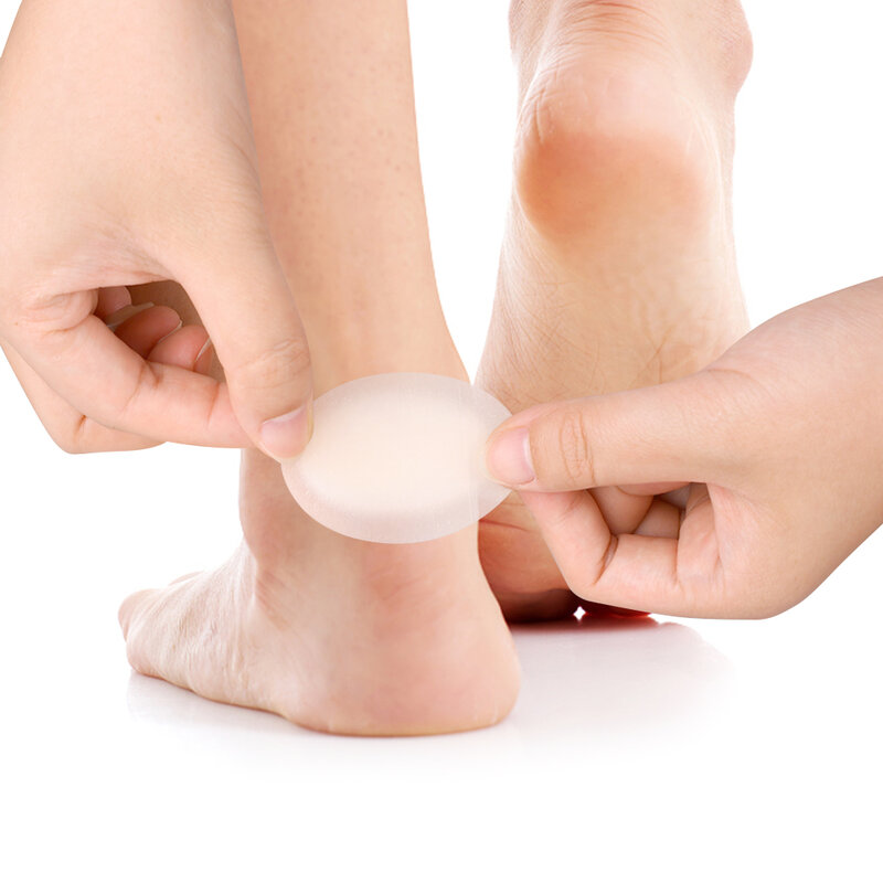 Invisible Anti-Blister Heel Adesivo, Gel Sapatos Adesivos, Hydrocolloid Shoe Pads, Alívio De Bolhas De Dor, Protetor De Pé, 2pcs