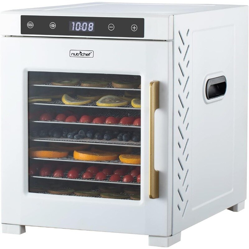 Electric Countertop Food Dehydrator -900-Watt Premium Multi-Tier Meat Beef Jerky Maker Fruit/Vegetable Dryer w