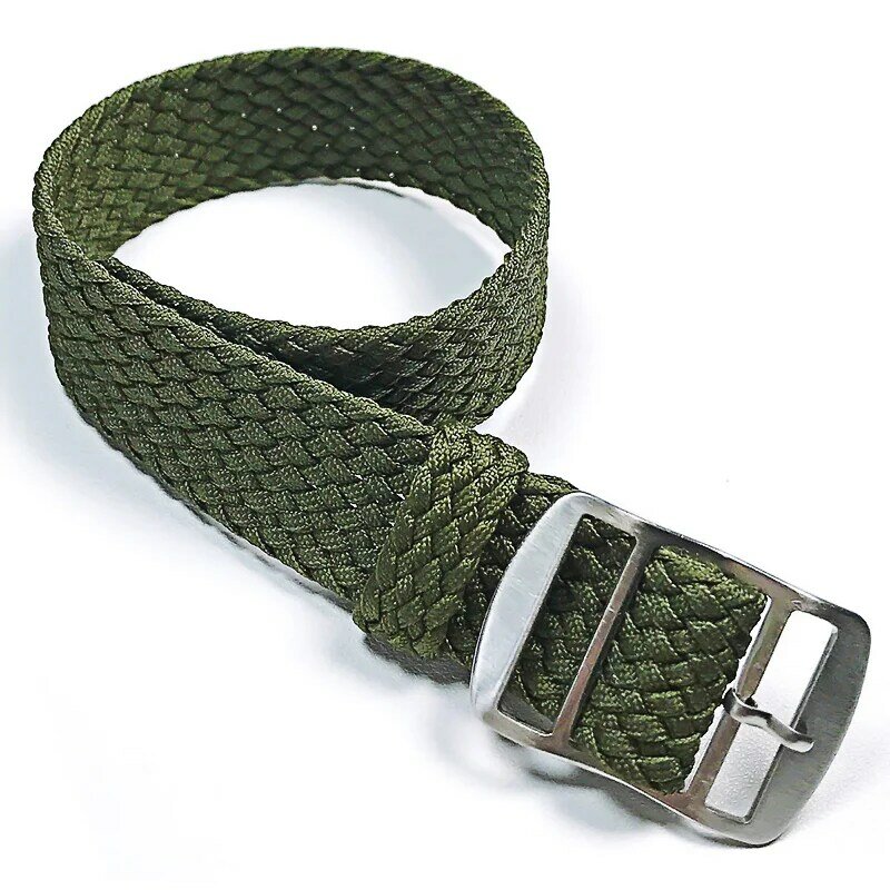 Pulseira de tecido para Perlon Watch Band Replacement Wristband 14mm 16mm 18mm 20mm 22mm Nylon Strap Watchband