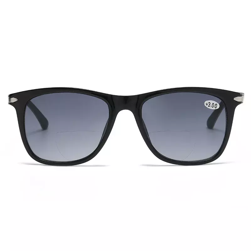 Nowa antyniebieska dwuogniskowe okulary do czytania antypoślizgowa TR90 ultralekka jazda sportowa Unisex okulary do czytania okulary 1.0-4