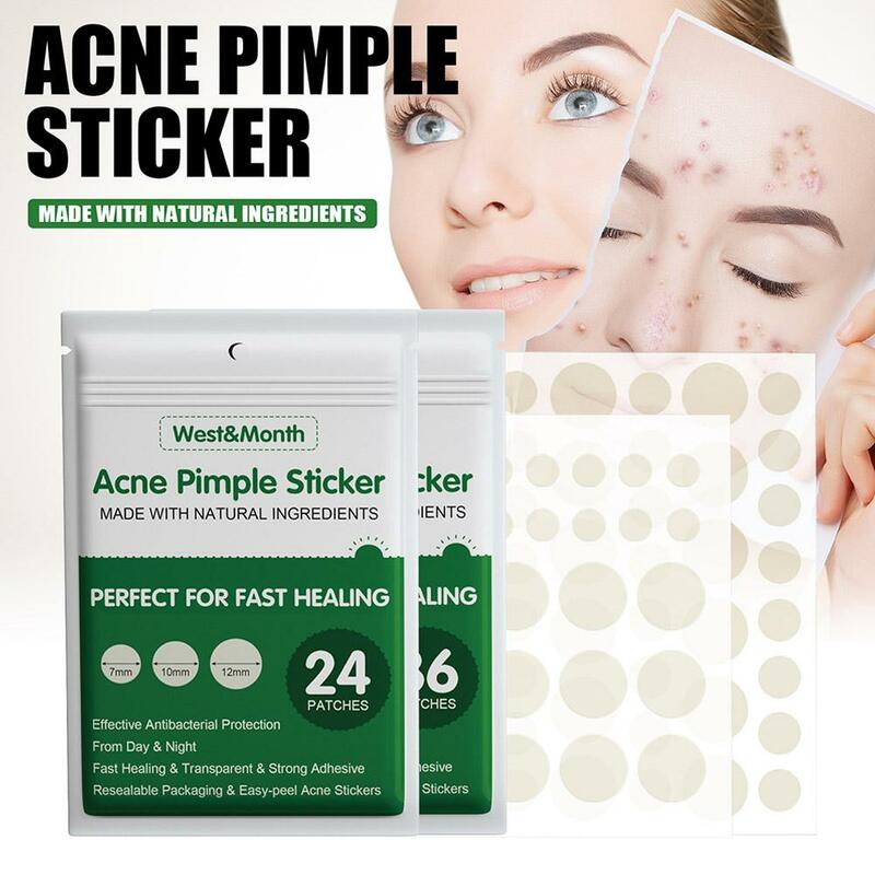 24 All-Purpose Invisible Makeup Makeup Dazzling Acne Repair Acne Patch Liquid Skin Patch Breathable Concealer Oil Acne Esse O5Q6