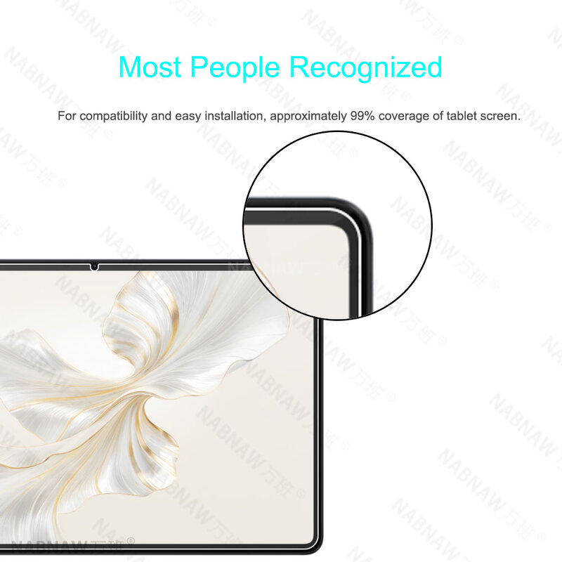 2 Pieces HD Scratch Proof Screen Protector Tempered Glass For Honor Pad 9 12.1-inch Honor Tablet 9 Oil-coating Protective Film