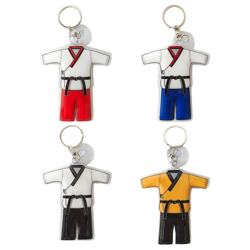 Taekwondo Keychain Car Keyring Creative Sports Keychains Ornament Pendant for Wallet Handbag Purse Backpack Accessories