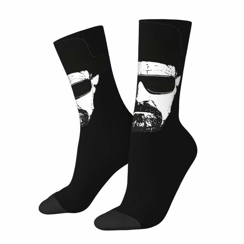 Heisenberg Head Breaking Bad cosy Unisex Socks Hiking Happy Socks Street Style Crazy Sock